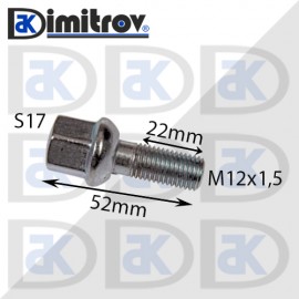 Болт джанта М12х1,5 S17 52mm
